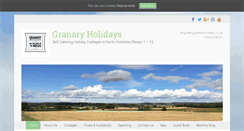Desktop Screenshot of granaryholidays.co.uk